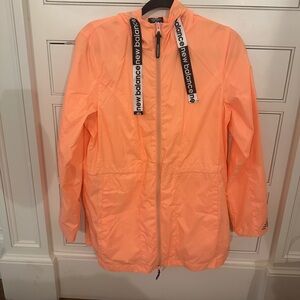 New Balance orange wind breaker size medium